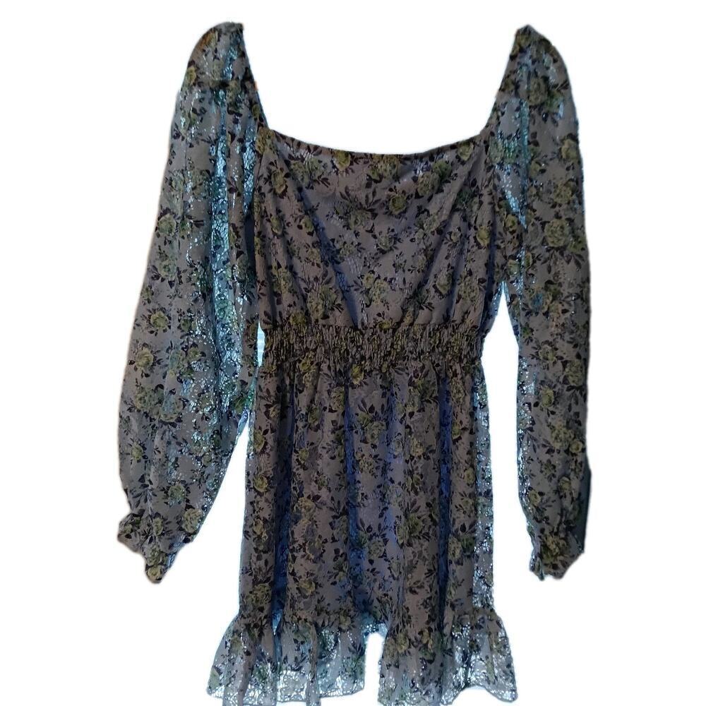 southern fried chics Babydoll Dress Size Med Fairy Cottage Boho - Picture 5 of 6
